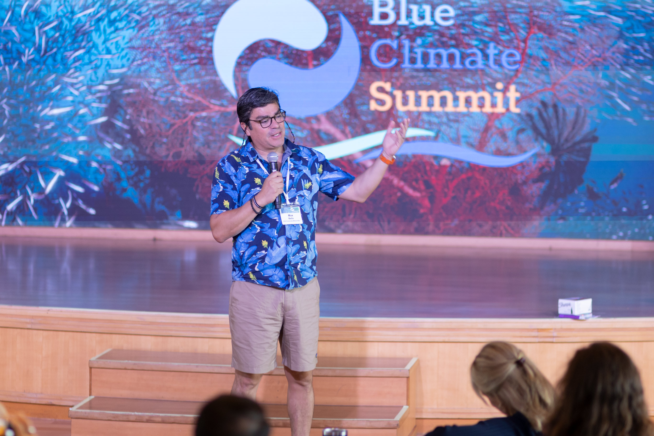 Max Bello at the Blue Climate Initiative. Image: Blue Climate Summit