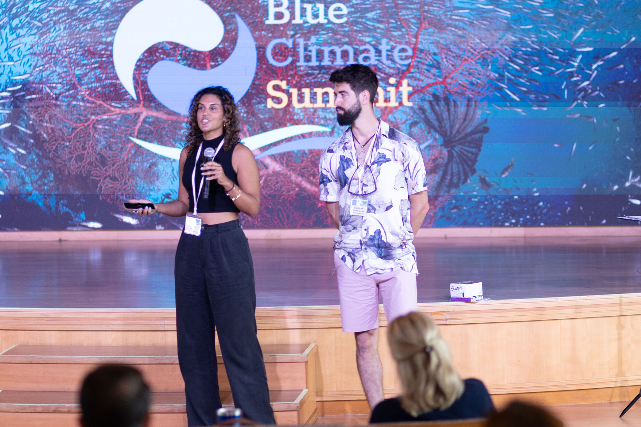 Ocean Leader Diva Amon at the opening of the Blue Climate Summit. Image: Blue Climate Summit